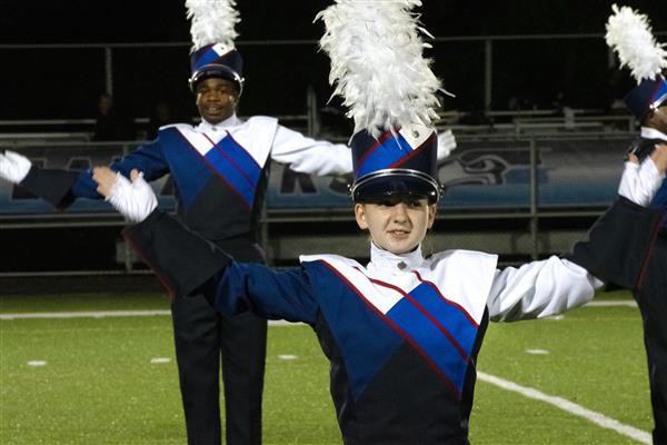Old Mill High School Marching Band Performing